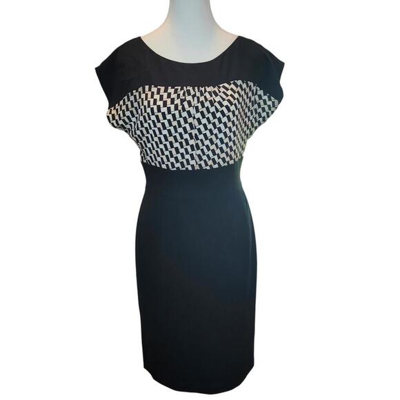 White House Black Market 100% Silk Dress Size 4 Women's Sleeveless - Picture 1 of 9